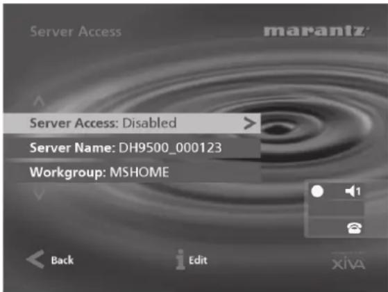 MARANTZ DH9500 - USING YOUR MUSIC SERVER WITH A PORTABLE PLAYER - 3