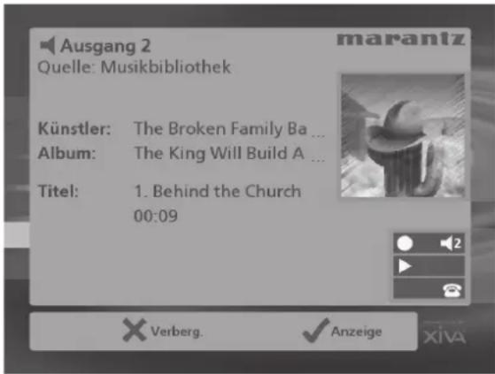 MARANTZ DH9500 - So wechseln Sie den Ausgang mit der Fernbedienung - 1