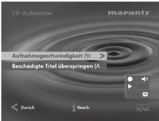 MARANTZ DH9500 - Aufnehmen von einer CD - 1