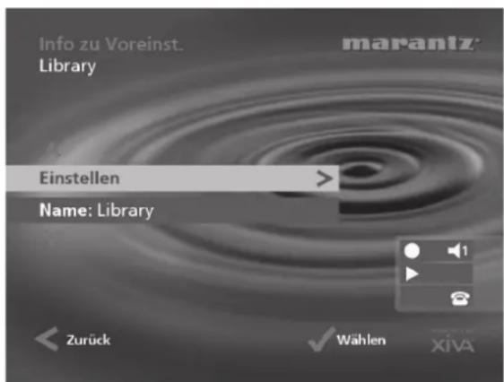 MARANTZ DH9500 - Voreinstellung programmieren - 2