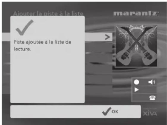 MARANTZ DH9500 - Pour sélectionner les éléments de la liste de lecture - 2