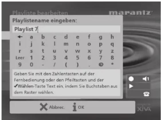 MARANTZ DH9500 - So erstellen Sie eine Playliste - 3