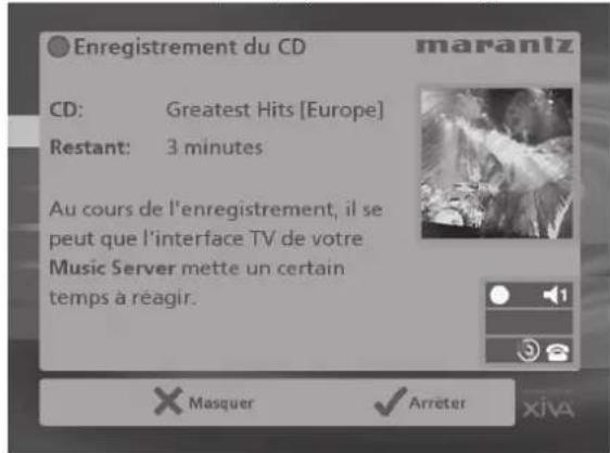 MARANTZ DH9500 - Réalisation d'un enregistrement automatique (à l'aide d'une seule touche) - 2