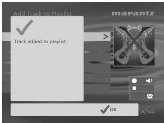 MARANTZ DH9500 - To select items for a playlist - 2