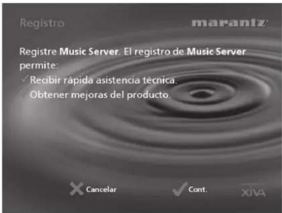 MARANTZ DH9500 - Para registrar Music Server - 2