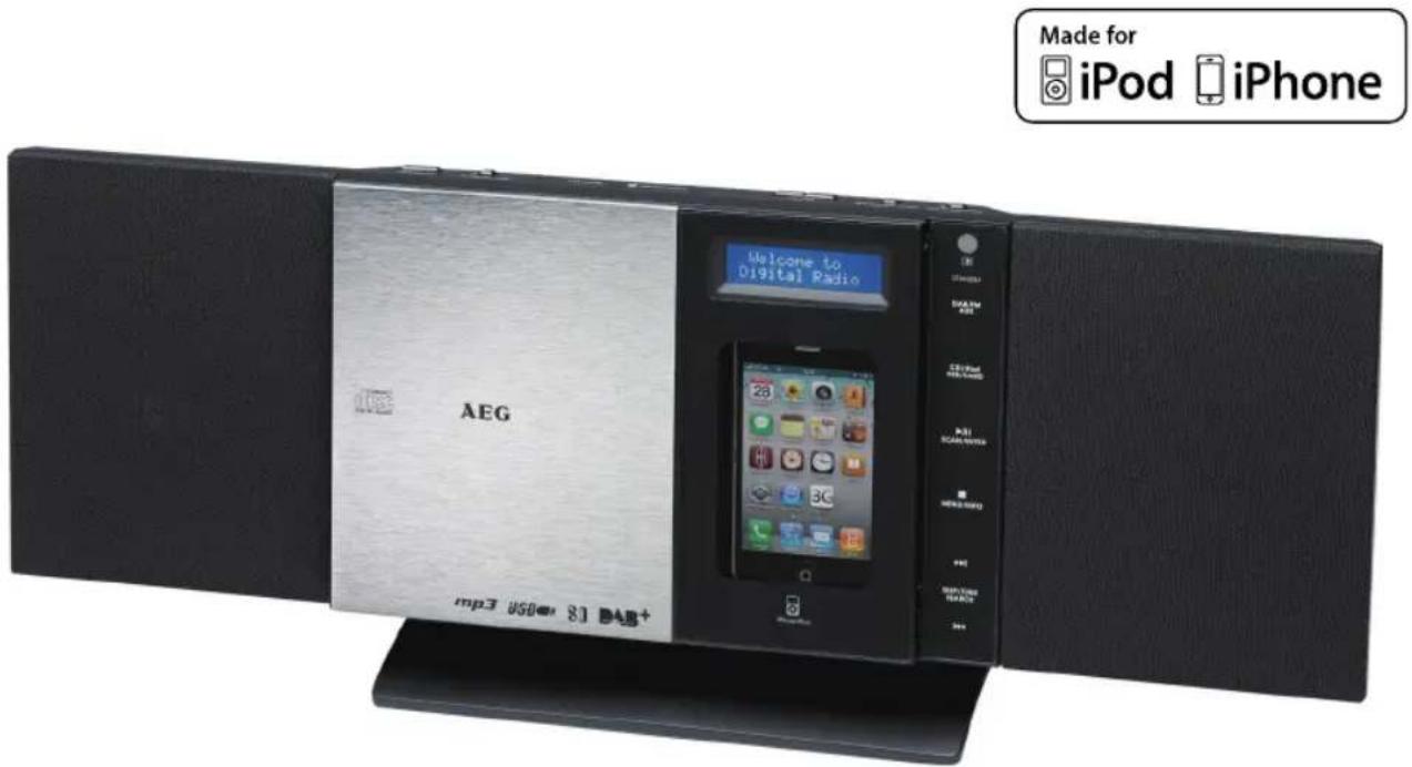 AEG MC 4456 IP - MUSIK-CENTER FÜR iPHONE/iPOD - 1