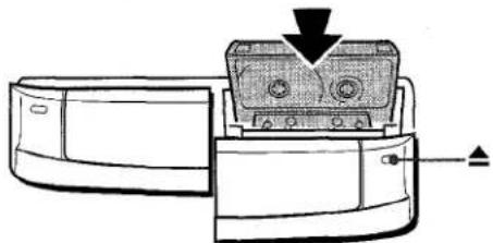 AIWA NSXV8000 - Insérer la cassette à enregistrer dans la platine 2. - 1