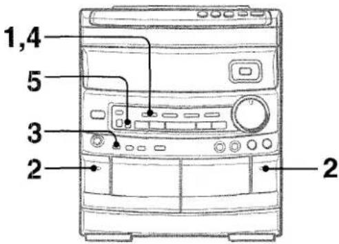 AIWA NSXV8000 - Pour effacer un enregistrement - 1