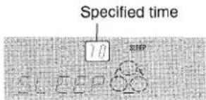 AIWA NSXV8000 - SETTING THE SLEEP TIMER - 3