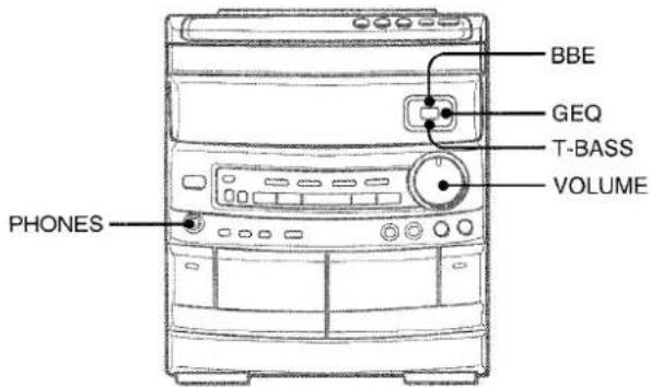 AIWA NSXV8000 - Reglage du son - 1