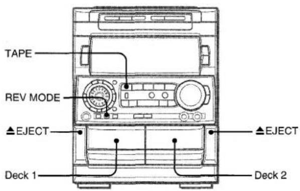 AIWA NSXMT920 - INSERTING TAPES - 1