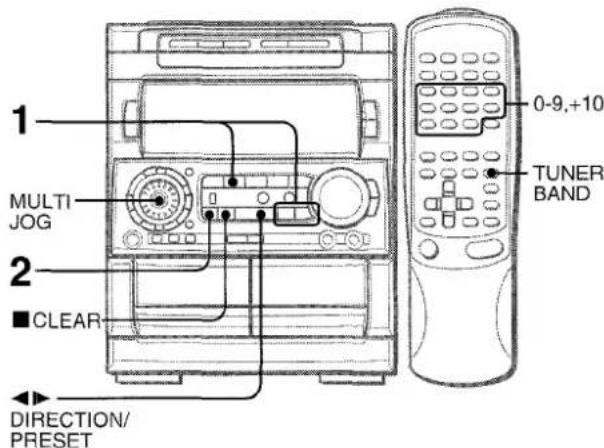 AIWA NSXMT920 - PRESETTING STATIONS - 1