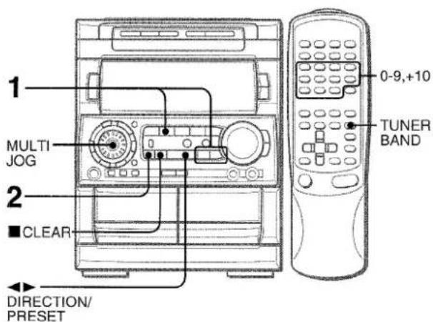 AIWA NSXMT920 - MEMORISATION DE STATIONS - 1