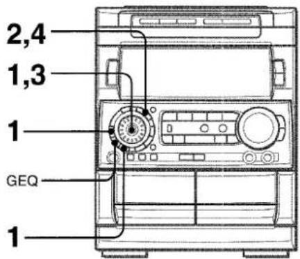 AIWA NSXMT920 - MEMORIZACION DE CURVAS DE ECUALIZATION NUEVAS - 1