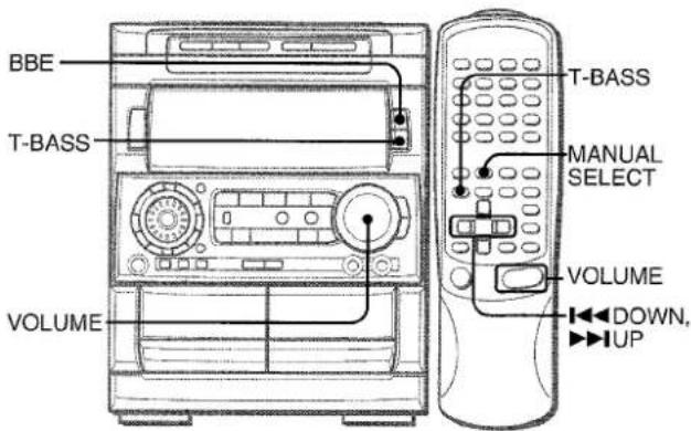 AIWA NSXMT920 - AJUSTES DE AUDIO - 1