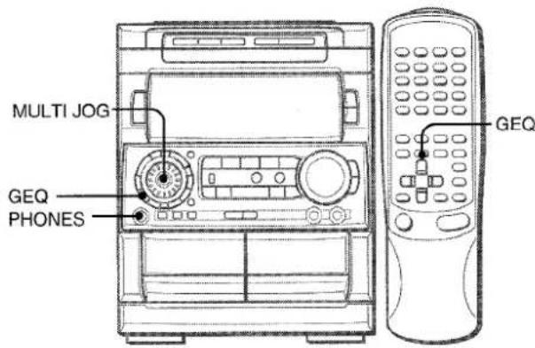 AIWA NSXMT920 - SELECTING THE PROGRAMMED EQUALIZATION CURVE - 1