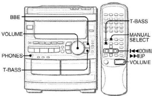 AIWA NSXMT90 - AJUSTES DE AUDIO - 1