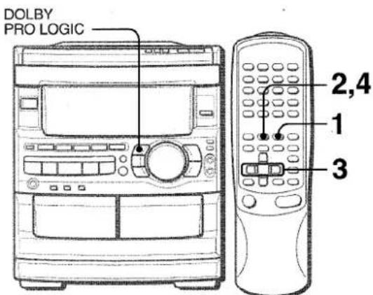 AIWA NSXMT90 - REGLAGE DE LA BALANCE DES NIVEAUX DES ENCEINTES - 1