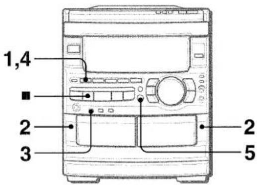 AIWA NSXMT90 - COPIADO MANUAL DE UNA CINTA - 1