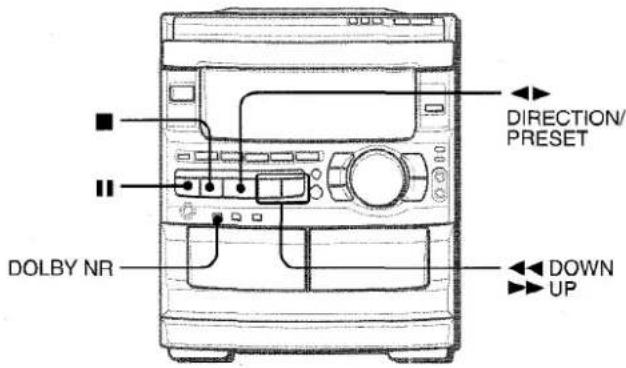 AIWA NSXMT90 - Para seleccionar un modo de inversionion (platina 2). solamente) - 2
