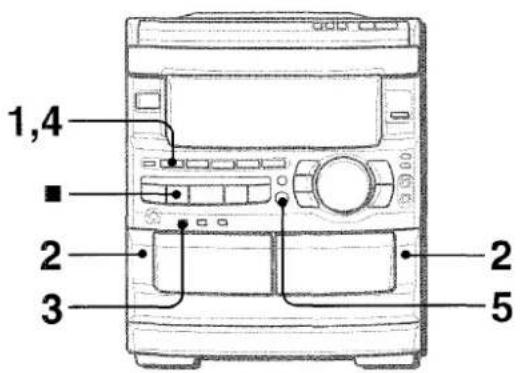 AIWA NSXMT90 - To erase a recording - 1