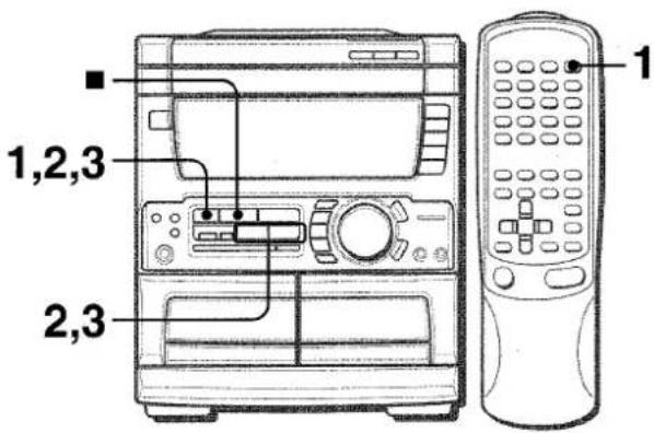 AIWA NSXMT75 - PUESTA EN HORA DEL RELOJ - 1