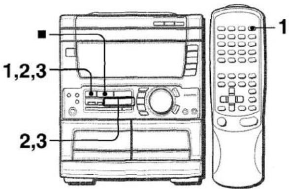 AIWA NSXMT75 - SETTING THE CLOCK - 1