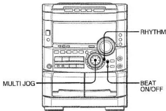 AIWA NSXMT725 - Para ajustar el tempo del patrón de ritmo - 1