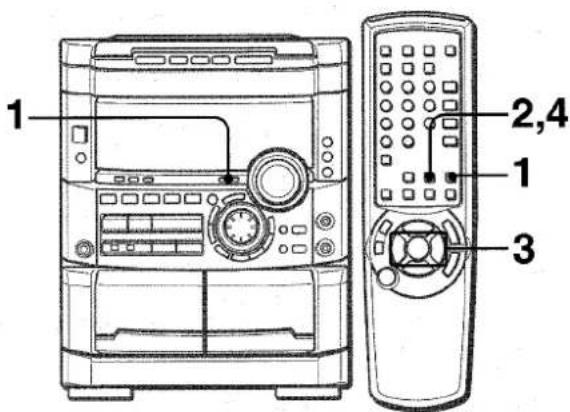 AIWA NSXMT725 - AJUSTE DEL EQUILIBRIO DE SONIDO DE LOS ALTAVOCES - 1