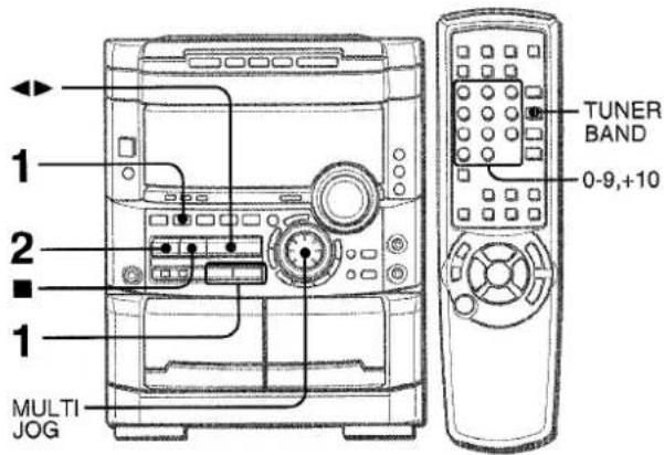 AIWA NSXMT725 - PREAJUSTE DE EMISORAS - 1