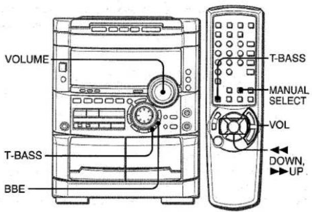 AIWA NSXMT725 - AJUSTES DE AUDIO - 1