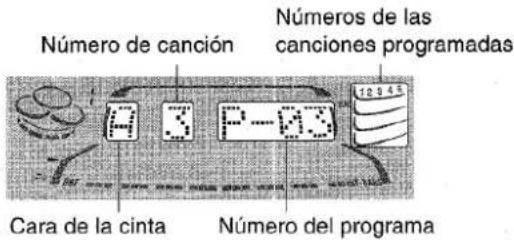 AIWA NSXMT725 - Para comprobar el orden de los números de las canciones programadas - 1