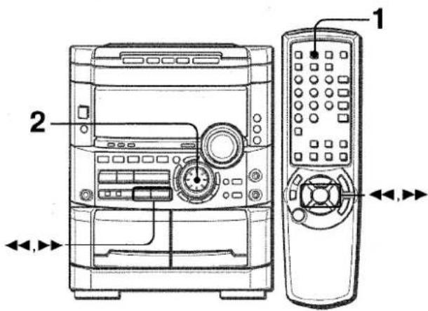 AIWA NSXMT725 - REGLAGE DE LA MINUTERIE D'ARRET - 1