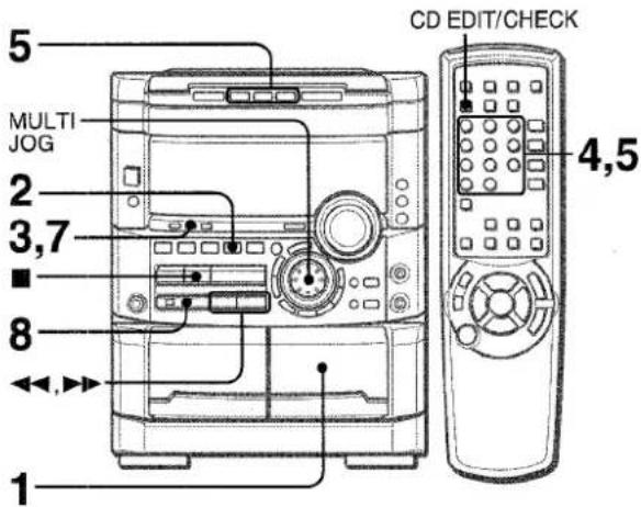 AIWA NSXMT725 - PROGRAMMED EDIT RECORDING - 1