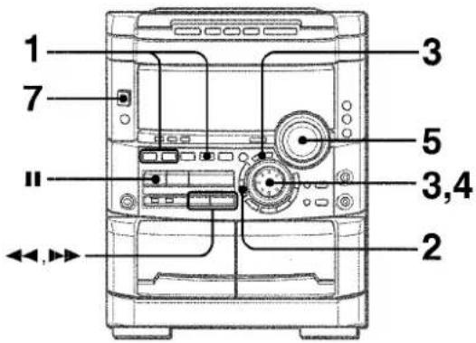 AIWA NSXMT725 - SETTING THE TIMER - 1