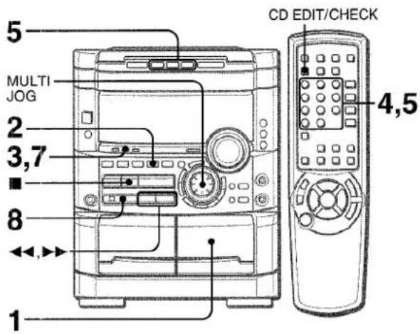 AIWA NSXMT725 - ENREGISTREMENT AVEC MONTAGE PROGRAMME - 1