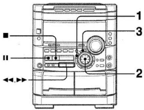 AIWA NSXMT725 - REGLAGE DE L'HORLOGE - 1
