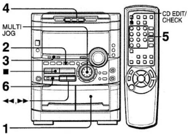 AIWA NSXMT725 - ENREGISTREMENT AVEC MONTAGE ET CALCUL DU TEMPS - 1