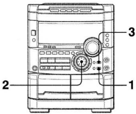 AIWA NSXMT725 - To select sounds - 1