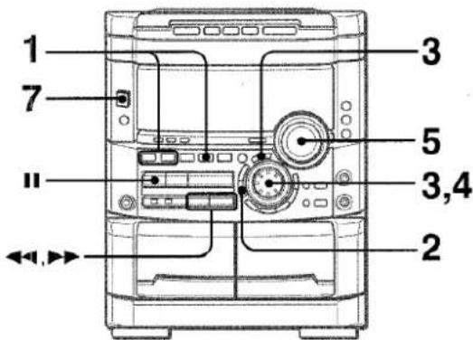AIWA NSXMT725 - AJUSTE DEL TEMPORIZADOR - 1