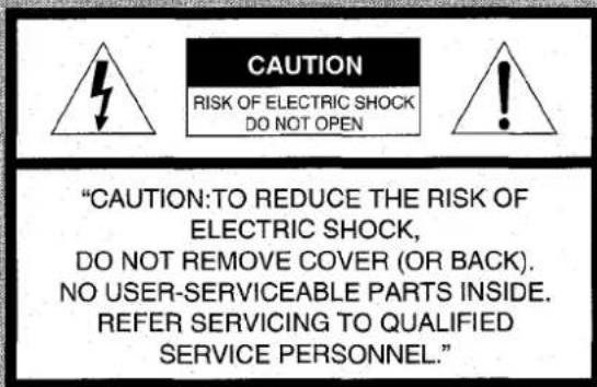 AIWA NSXMT725 - WARNING - 1