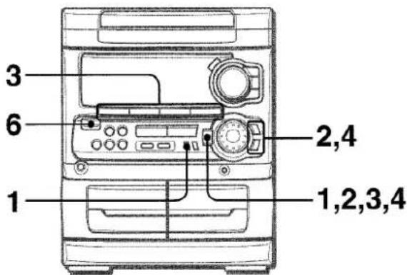 AIWA NSXMT321 - SETTING THE TIMER - 1