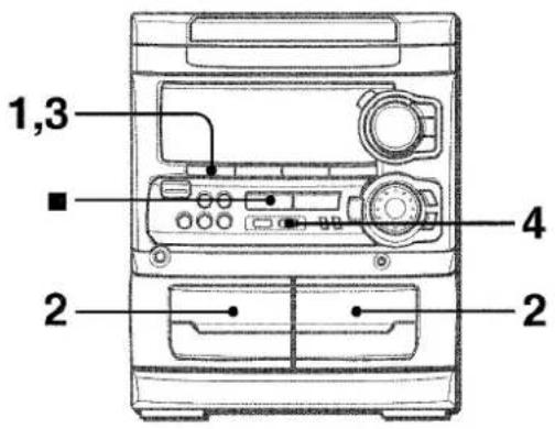 AIWA NSXMT321 - DUBBING A TAPE MANUALLY - 1