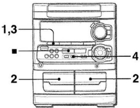 AIWA NSXMT321 - COPIADO MANUAL DE UNA CINTA - 1