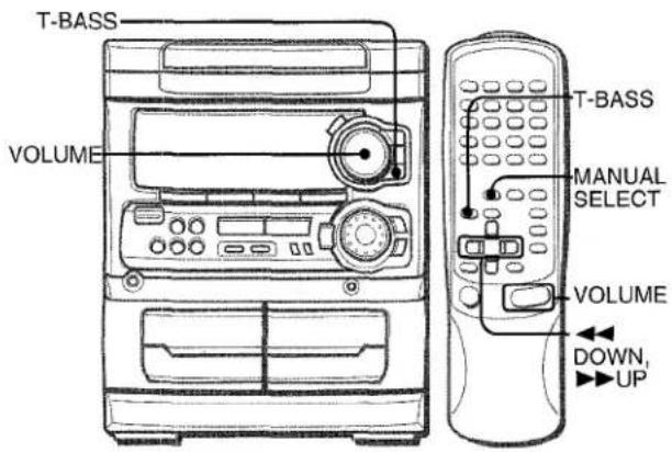 AIWA NSXMT321 - REGLAGES AUDIO - 1