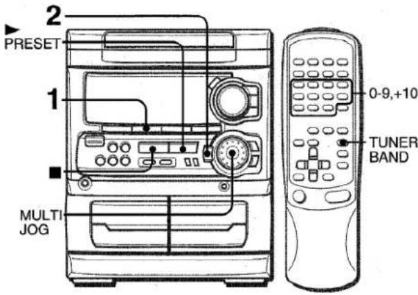 AIWA NSXMT321 - PREAJUSTE DE EMISORAS - 1