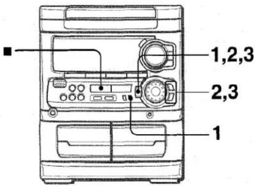 AIWA NSXMT321 - SETTING THE CLOCK - 1