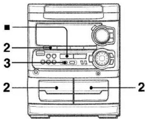 AIWA NSXMT321 - DUPLICATION DE LA TOTALITE D'UNE CASSETTE - 1