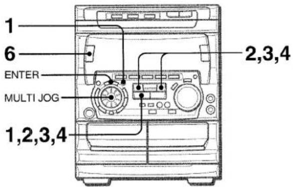 AIWA NSXMT721 - SETTING THE TIMER - 1