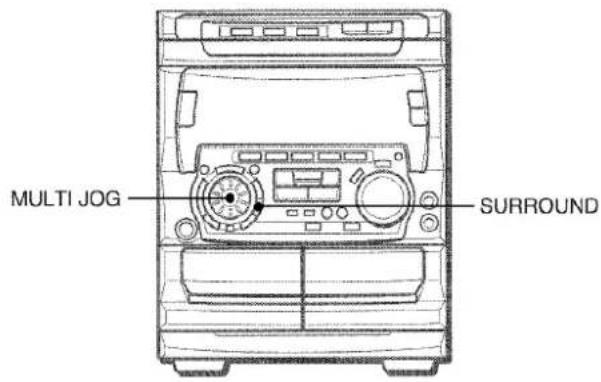 AIWA NSXMT721 - SELECTING A PROGRAMMED DSP SURROUND MODE - 1
